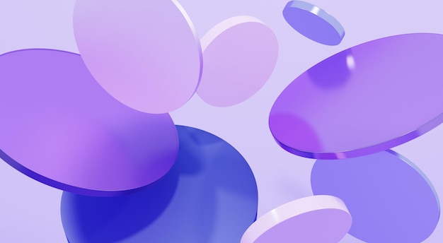 abstrakcyjne tło fioletowych kółek