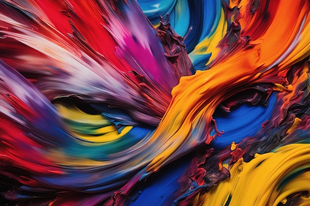abstrakcyjne tło kolorowej farby w postaci wzoru abstrakcyjny tło kolorowego farby