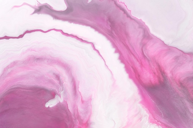 Abstrakcyjne tło płynnej sztuki farby plamy i plamy różowy alkohol atrament wielobarwny marmur tekstura