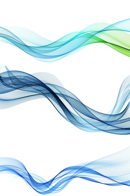 Abstrakcyjne tło projektowania Blue Wave
