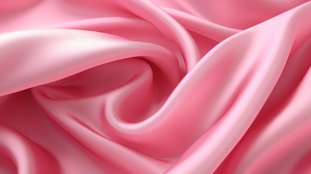 Abstrakcyjne tło różowy kolor tkaniny Ai Generative