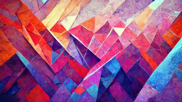 Abstrakcyjne tło składające się z trójkątów Kolor gradientu