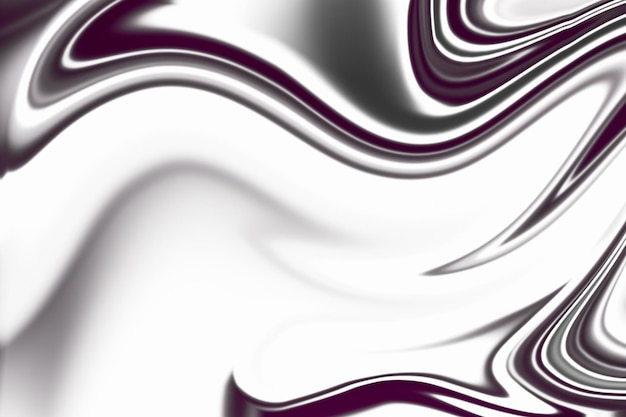 abstrakcyjne tło z gładkimi liniami w kolorach białym i czarnym obraz generowany cyfrowo