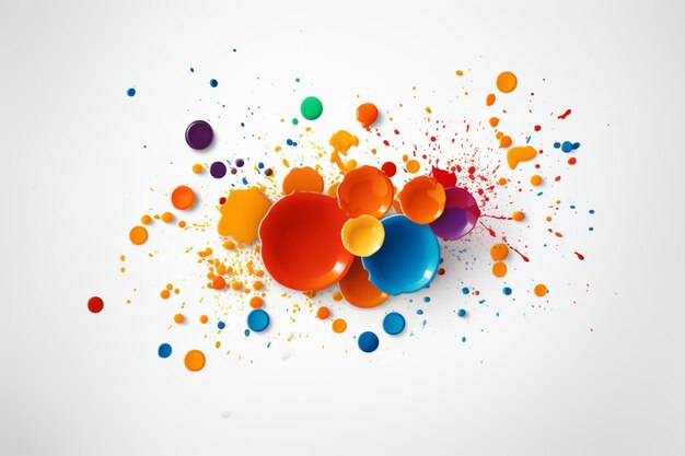 Zdjęcie abstrakcyjne tło z kolorowymi kulkami ilustracja wektorowa dla twojego projektu eps 10