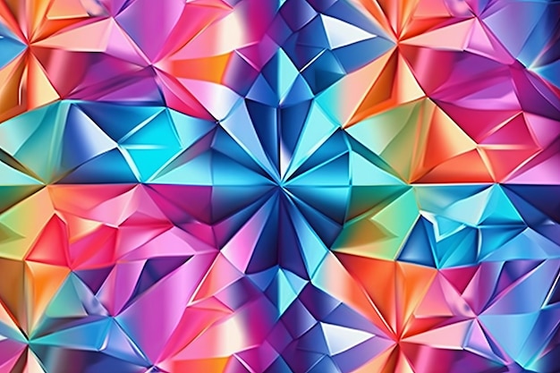 Abstrakcyjne tło z kolorowymi trójkątami