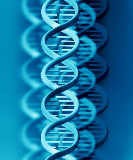 Abstrakcyjne Tło Z Niebieską Nicią Dna