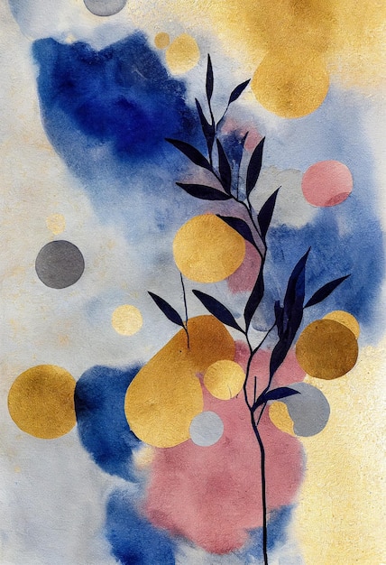 Abstrakcyjne tło z smyczy farby akrylowej Mieszanie wielokolorowych farb olejowych Arrangementy teksturowane Abstrakcyjny nowoczesny druk Deco art Poster