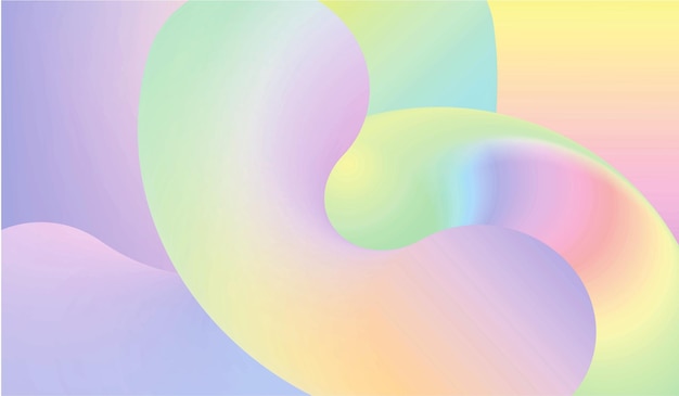 Zdjęcie abstrakcyjne wektorowe tło pastelowe z kolorowymi kształtami gradientowymi