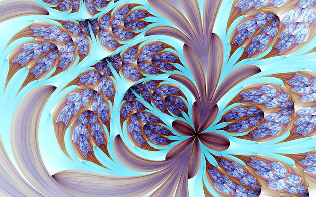 Abstrakcyjne wzory i kształty fraktalne Dynamicznie płynące naturalne formy Kwiaty i spirale Tajemniczy psychodeliczny wzór relaksacji