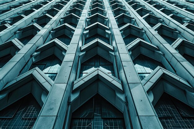 Abstrakcyjne wzory utworzone przez infrastrukturę miejską i architekturę