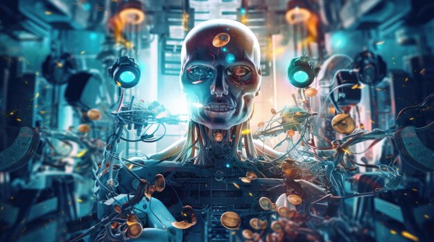 Abstrakcyjne zdjęcie sztucznej inteligencji w medycynie