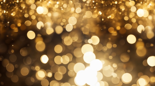 Abstrakcyjne złoto bokeh tło Boże Narodzenie i Nowy Rok tło