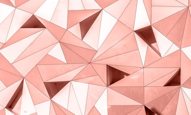 Zdjęcie abstrakcyjny 3d geometryczny projekt tła czerwony brązowy kolor