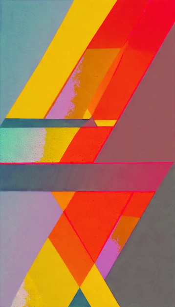 Abstrakcyjny baner z kolorowym tłem