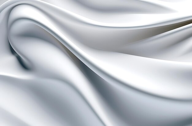 Zdjęcie abstrakcyjny biały szary błyszczący płyn fala tła