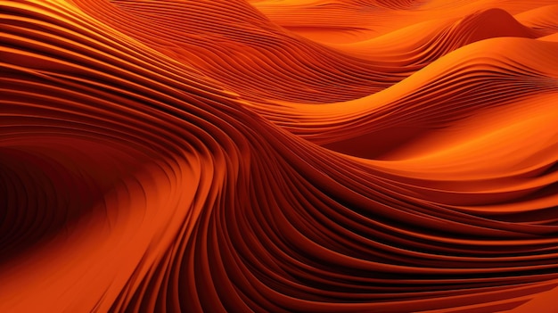 Abstrakcyjny czerwony i pomarańczowy falisty wzór podobny do wydmxA