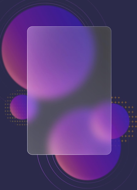 Abstrakcyjny gradient kształtu przepływu płynu i przezroczystego szklanego talerzaModny projekt tapety