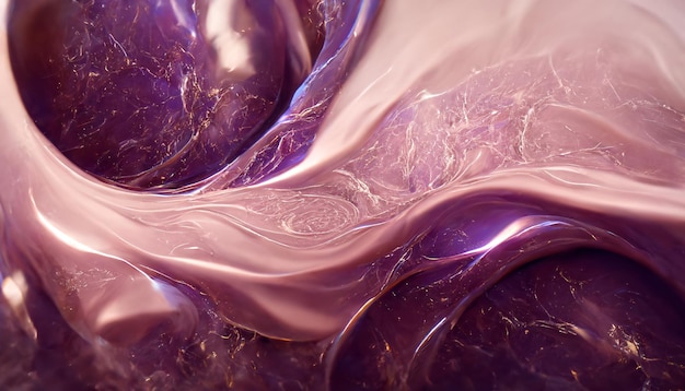 Abstrakcyjny kształt falisty przepływ fioletowy kryształ świecący kamień tekstura tło