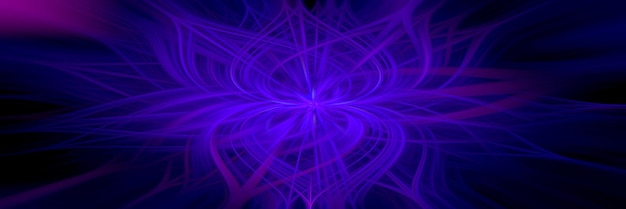 abstrakcyjny neon fioletowy kwiat