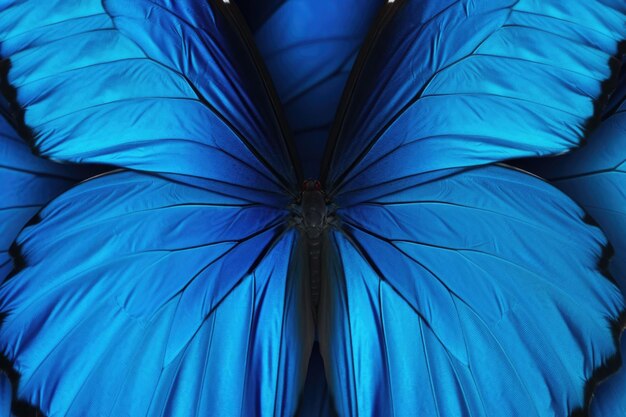 Zdjęcie abstrakcyjny niebieski wzór z skrzydeł motyla