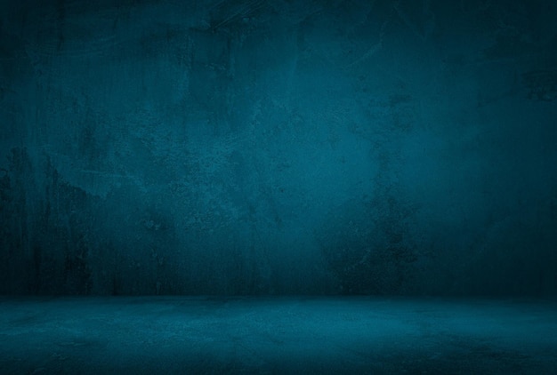 Abstrakcyjny obraz pustej niebieskiej ściany
