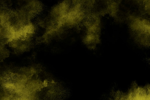 Abstrakcyjny prawdziwy pył pływający nad czarnym tłem