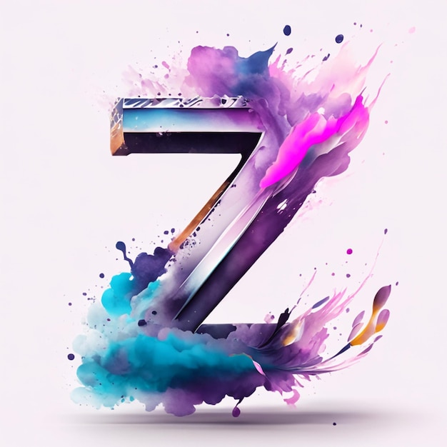 Abstrakcyjny projekt logo litery Z lub logo z lub monogramu z