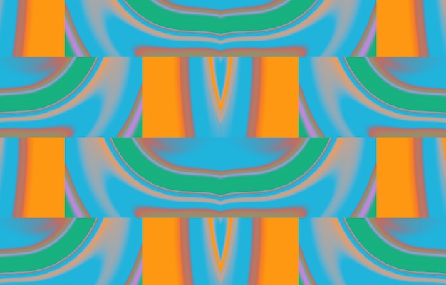 Abstrakcyjny wzór Tekstura z falistymi krzywymi liniami Jasne dynamiczne tło z kolorowymi falistymi