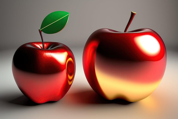 Abstrakt 3D Apple