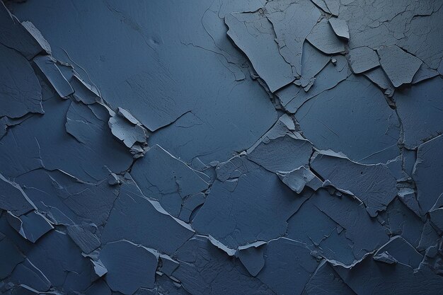 Zdjęcie abstrakt grunge dekoracyjny relief marynarka wojenna niebieski stucco tekstura ściana szeroki kąt szorstkie kolorowe tło