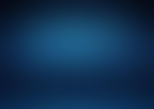 Abstrakt Luksusowy gradient Niebieskie tło Gładkie Ciemno niebieskie z czarną winietą Studio Banner