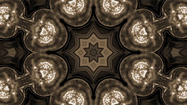 Zdjęcie abstrakt pędzel atrament eksploduje rozprzestrzenianie się gładkie koncepcja symetryczny wzorzec ornamentalny dekoracyjny kaleidoskop ruch krąg geometryczny i kształty gwiazd