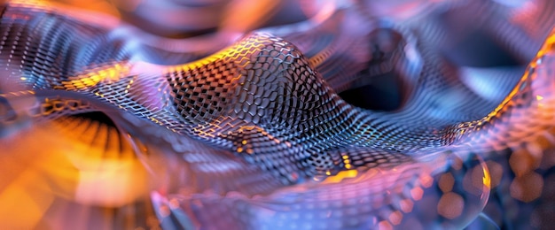 Abstrakt technologii Blockchain Algorytm Fale Technologia Abstrakt tła