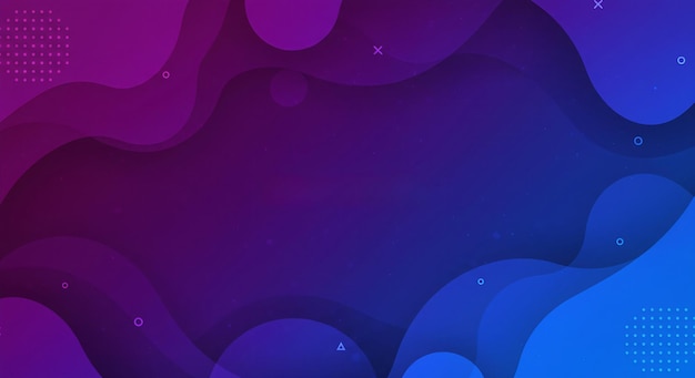 Abstrakt Wavy Gradient Background