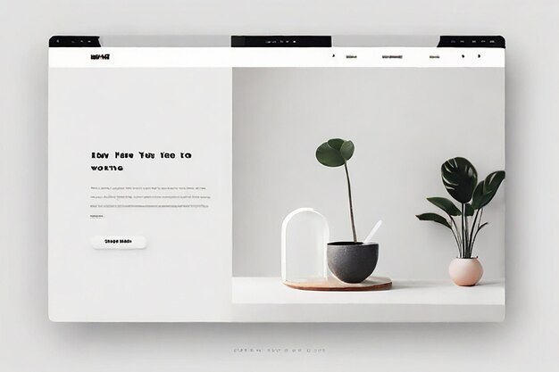 Zdjęcie abstrakt zakupy cyfrowe kreatywny minimalistyczny projekt strony głównej strony internetowej projekt strony docelowej
