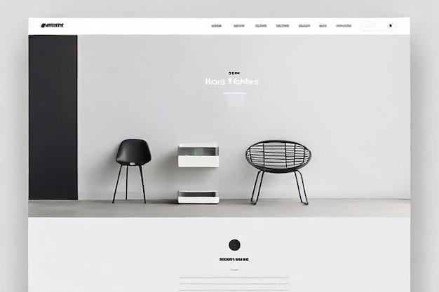 Zdjęcie abstrakt zakupy cyfrowe kreatywny minimalistyczny projekt strony głównej strony internetowej projekt strony docelowej
