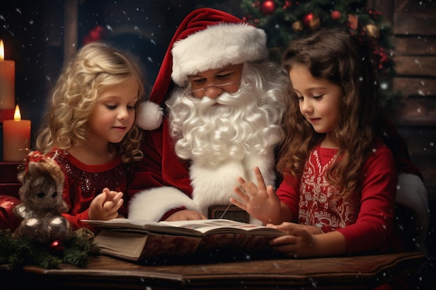 Aby uczcić Boże Narodzenie, dzieci z niecierpliwością pisały listy do Świętego Mikołaja, obiecując, że będą się dobrze zachowywać w zamian za pożądane prezenty.