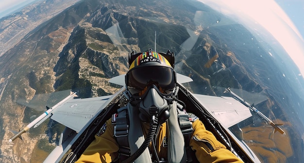 Adrenalina wzrasta, gdy pilot myśliwca porusza się po rozległym niebieskim niebie, wznosząc się w kierunku zwycięstwa.
