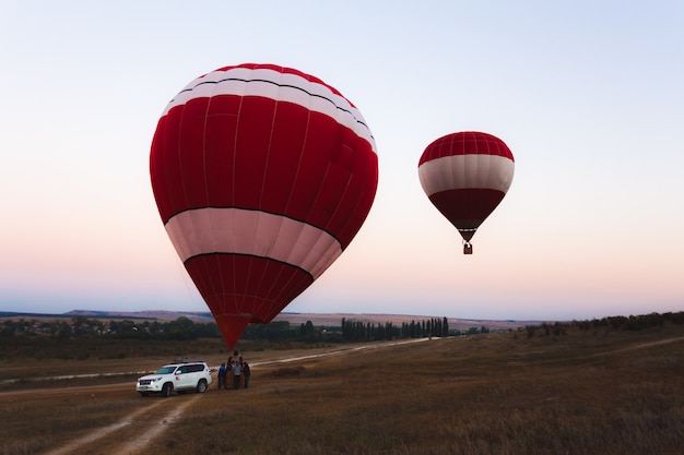 Zdjęcie aerostat balonowy