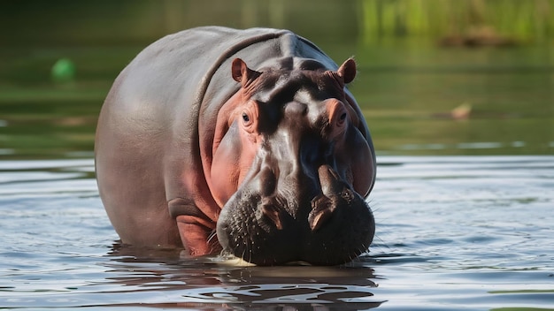 Zdjęcie africa hippopotamus amphibius