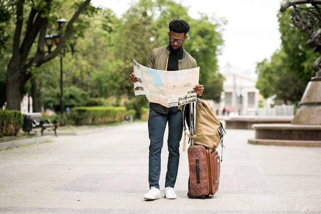 African Man American Młody Model