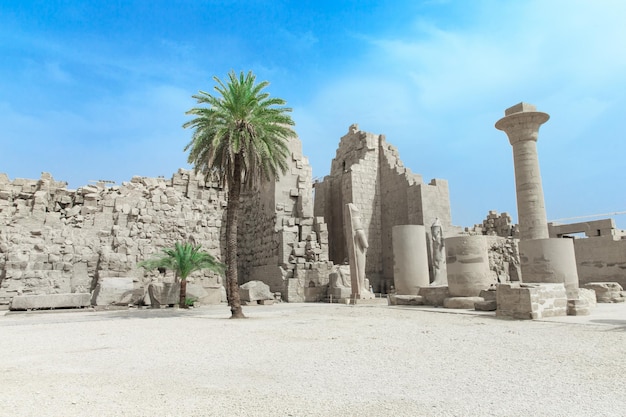 Afryka Egipt Świątynia Luxor Karnak