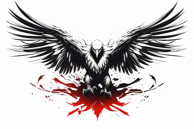 Agresywne logo orła