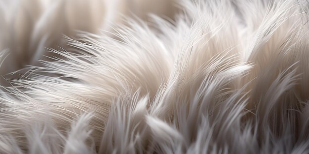 AI Generated AI Generative Fur fluffy texture pattern materiał dekoracyjny tło