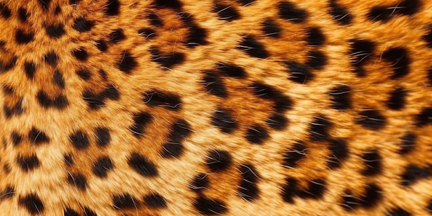 AI Generated AI Generative Skóra leoparda, tekstura futra, dekoracja, tło, ilustracja graficzna