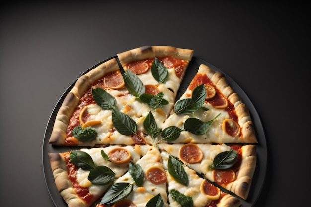 AI generująca zdjęcia do pizzy