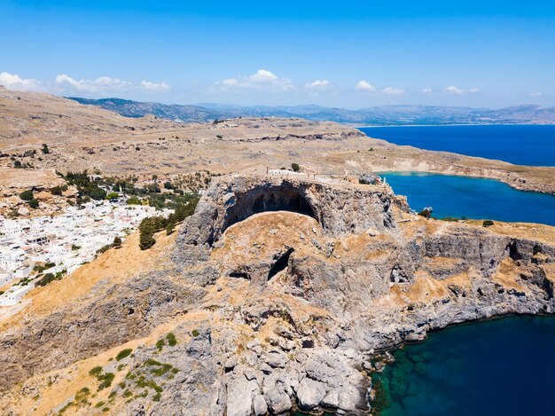 Akropol Lindos i plaża Rodos