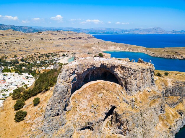 Akropol Lindos i plaża Rodos