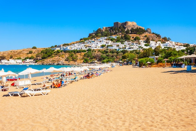 Akropol Lindos i plaża Rodos