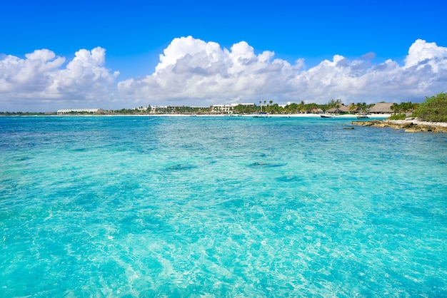 Akumal bay beach w Riviera Maya